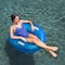 3.5ft. Blue Sparkle Inflatable Floating Swimming Pool Ring Tube